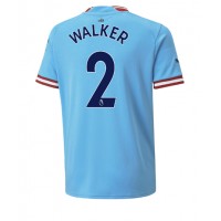 Manchester City Kyle Walker #2 Fotballklær Hjemmedrakt 2022-23 Kortermet